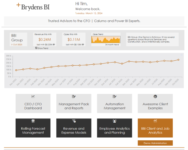 Finance Data Warehouse Example