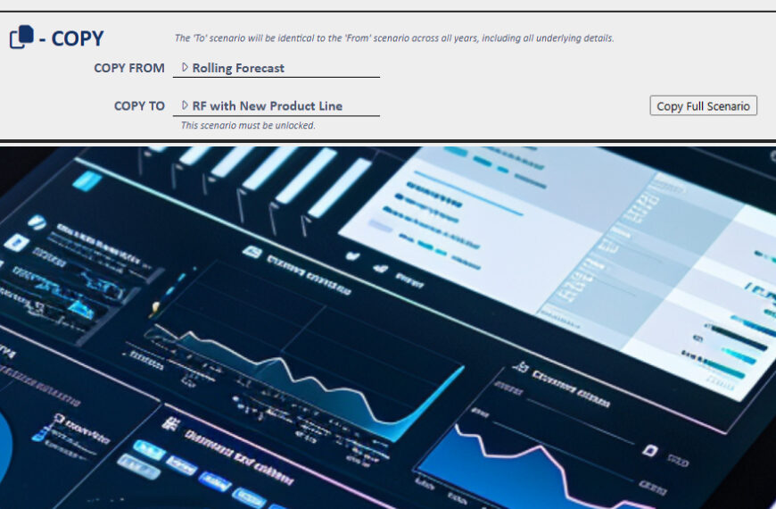 Easily creating multiple budget scenarios